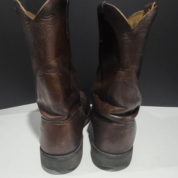 Santa Fe Men's Leather Oil Resistant Work Boots - Picture 4 of 14